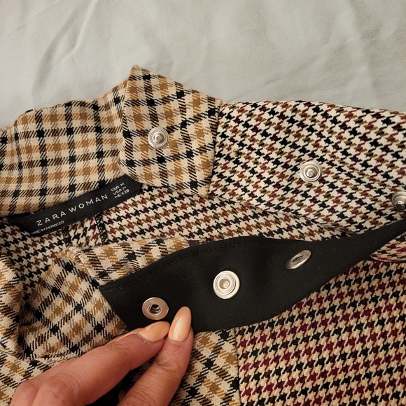 Zara dress Size US M (Fits like a Small), brown and black - Picture 5 of 6